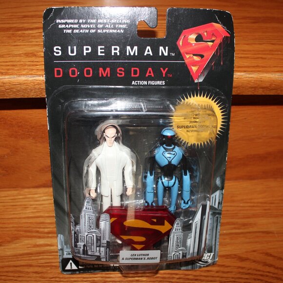 3/$55❤️new DC Direct Superman Doomsday Lex Luthor Superman's Robot action figure - Picture 1 of 7